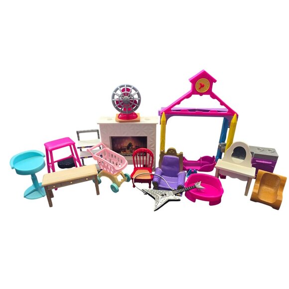 Dollhouse Furniture Toy Large Lot Mixed Scales - Picture 4 of 10